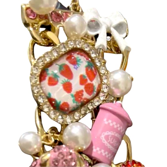 Betsey Johnson NWT Baby Cakes Kitchen Accessories Multi Colored Bracelet (J031) - Picture 8 of 8